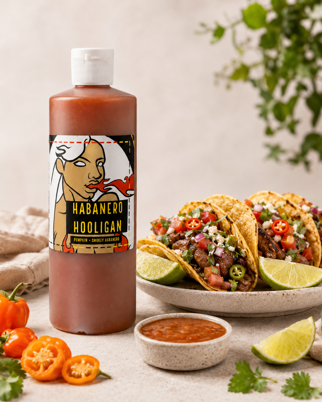 Habanero Hooligan – 500ml Catering Hot Sauce