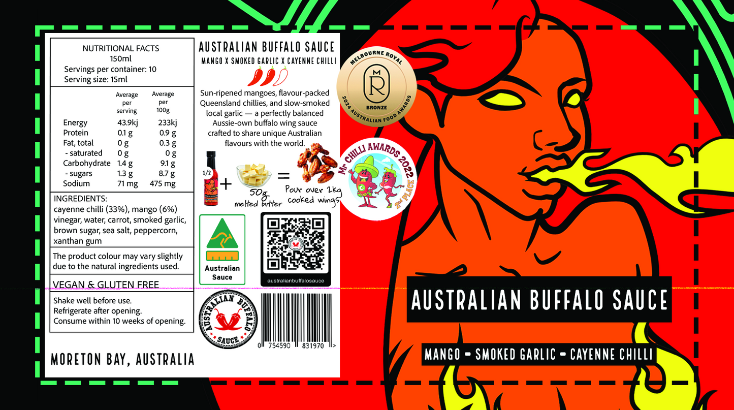 Australian Buffalo Sauce - Pocket-Size Mini Bullet