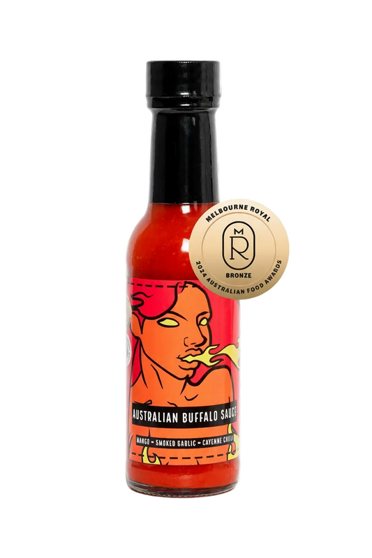 Australian Buffalo Sauce | Mango, Smoked Garlic & Cayenne Buffalo Sauce