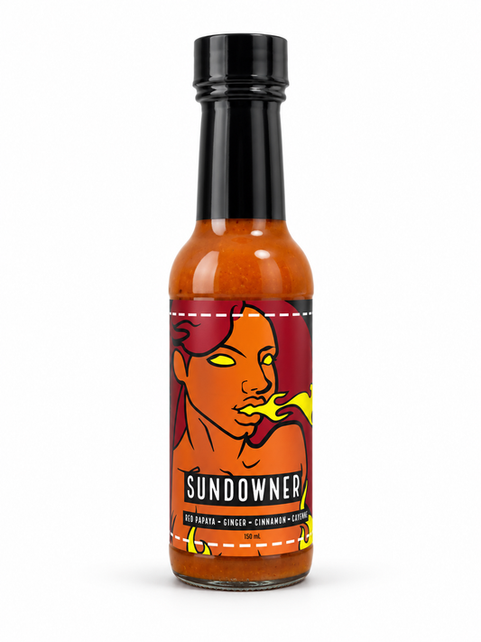 Sundowner — Papaya, Ginger & Cinnamon Hot Sauce