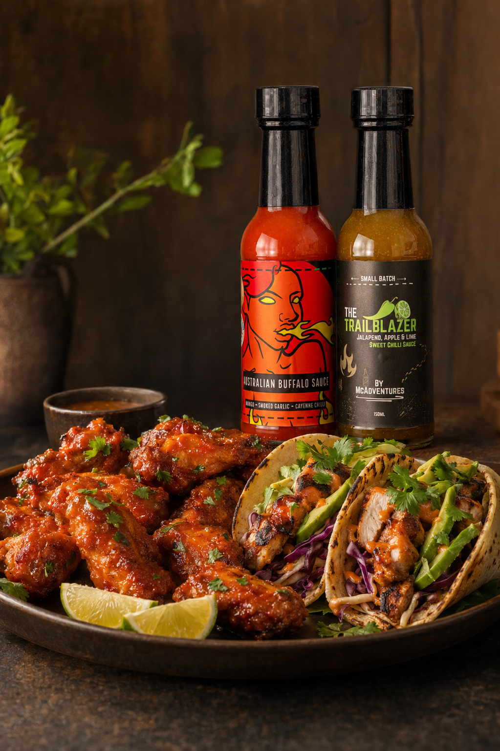 Australian Buffalo & The Adventurer DUO – Australian Buffalo Sauce & The Trailblazer Sweet Chilli